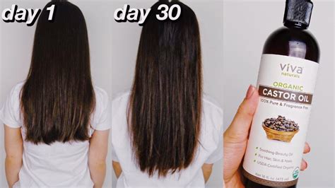 30 Days Of Castor Oil For Hair Growth Youtube