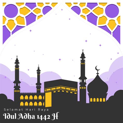 Link download file coreldraw kalender 2021 m/1442 h lengkap 12 bulan. Template Twibbon Selamat Hari Raya Idul Adha 1442 H / 2021 ...