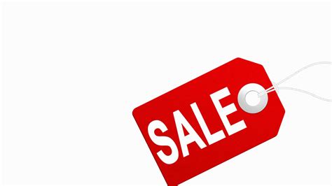 Big Sale Animation With Red Tags Shopping Stock Motion Graphics Sbv