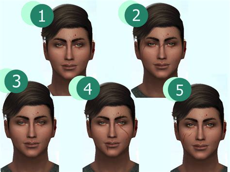 Sims 4 Acne Scars