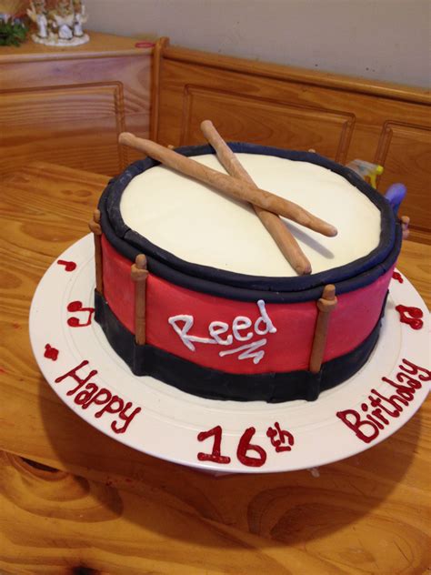 Large Drum Cake