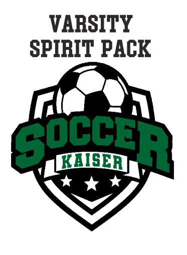Kaiser High Girls Soccer Varsity Spirit Pack On The Volley Apparel