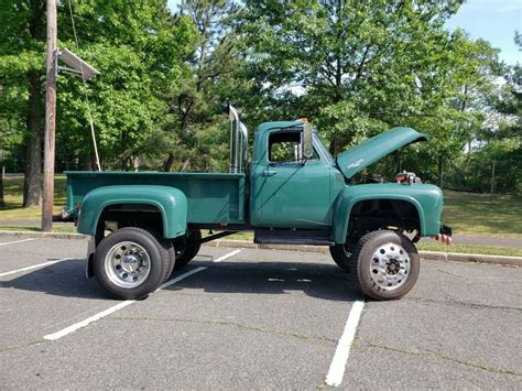 1953 F100 Built On F600 Chassis Diesel 4x4 Ford Daily Trucks