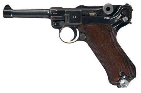 Wwii Nazi Mauser Byf 42 Code Luger Pistol