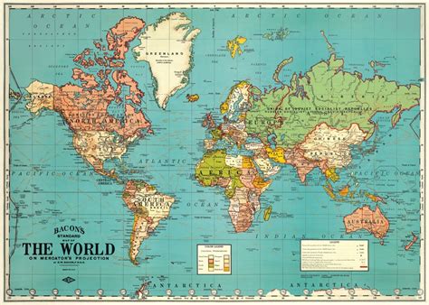 Vintage World Map Poster Framed World Map Vintage Posters Vintage