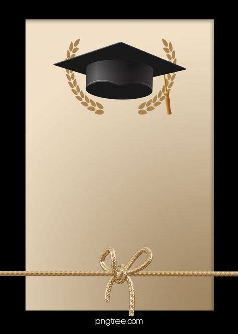 Black And Golden Happy Graduation Hat Background Invitaciones De