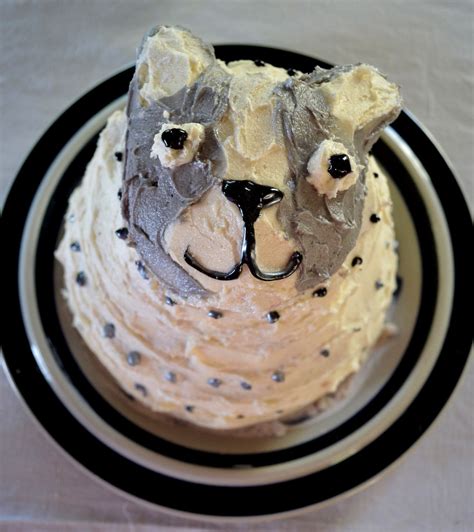 Marvelously Messy Boston Terrier Birthday Cake