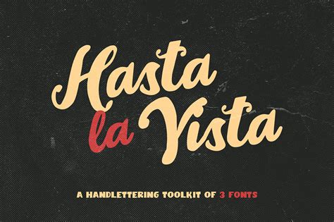 Hasta La Vista Font Trio By Karen Dunn Thehungryjpeg