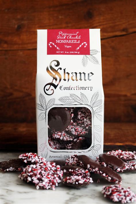 Craft Dark Peppermint Nonpareils 12 Lb Shane Confectionery