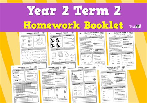 Year 2 Term 2 Homework Booklet Teacher Resources And Classroom Games