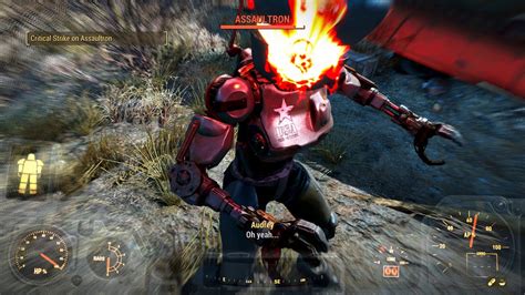 Fallout Survival Mode Kill Assaultron Power Armor Unarmed And