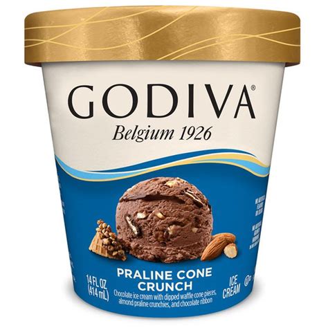 Godiva Ice Cream Praline Cone Crunch 14 Fl Oz Delivery Or Pickup Near