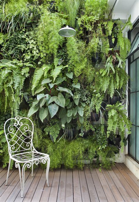 Vertical Wall Garden Is The Best Idea For Saving Some Space