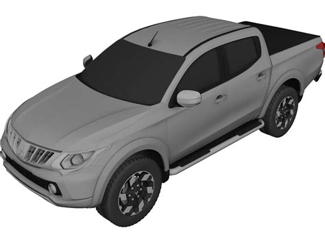 Mitsubishi L200 3d Model 2017 3dcadbrowser