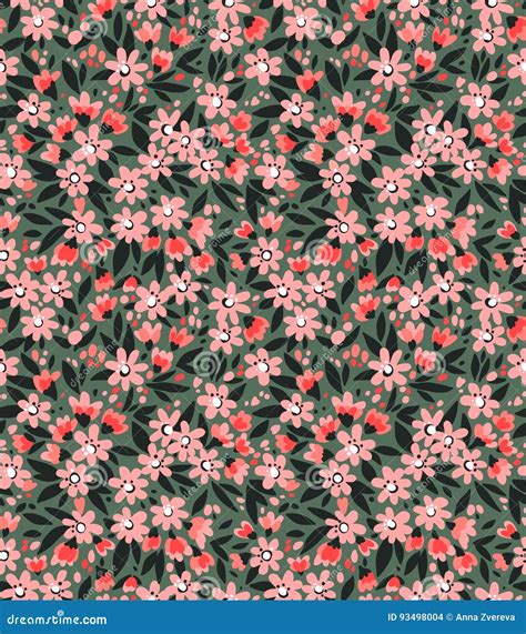 Cute Floral Pattern Stock Vector Illustration Of Floral 93498004