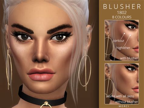 The Sims Resource Blusher 1802
