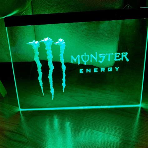 Monster Energy Led Neon Sign Home Decor Craft Display Glowing