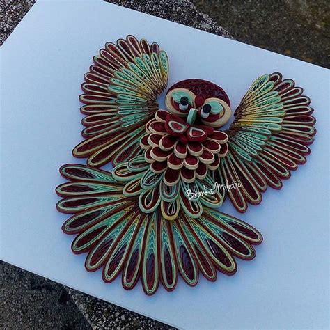 Quilling Owl In 2020 Paper Quilling Designs Quilling Designs Paper