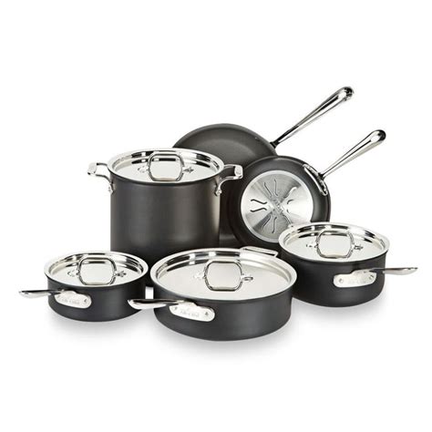 cookware sets clad pans pots cooking induction stainless kitchenware nonstick cook saucepan target oven aluminum square clean test piece flip