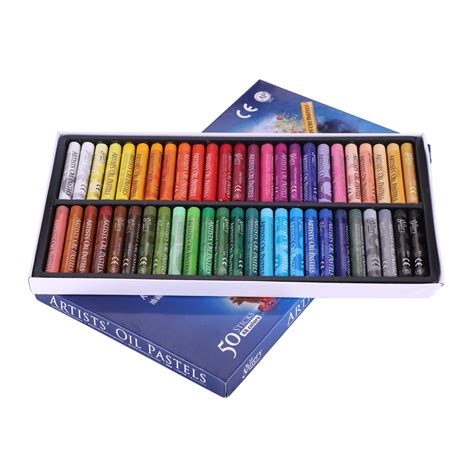 Buy Soft Oil Pastels Set 50 Colors Non Toxic Drawing Pastels Art