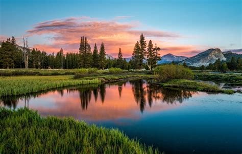 Wallpaper Sunset Mountains Lake Images For Desktop Section пейзажи