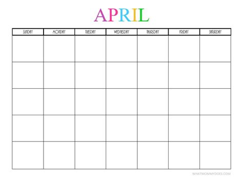 January 2021 blank printable calendar. Free Printable Blank Monthly Calendars - 2019, 2020, 2021 ...