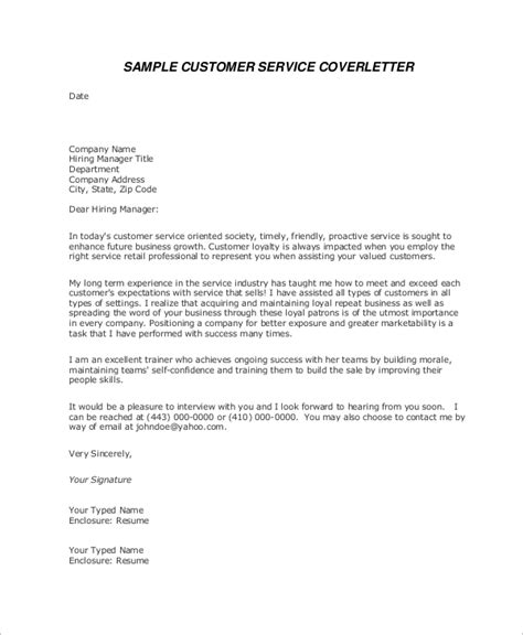 Free 28 Sample Customer Service Cover Letter Templates In Ms Word Pdf