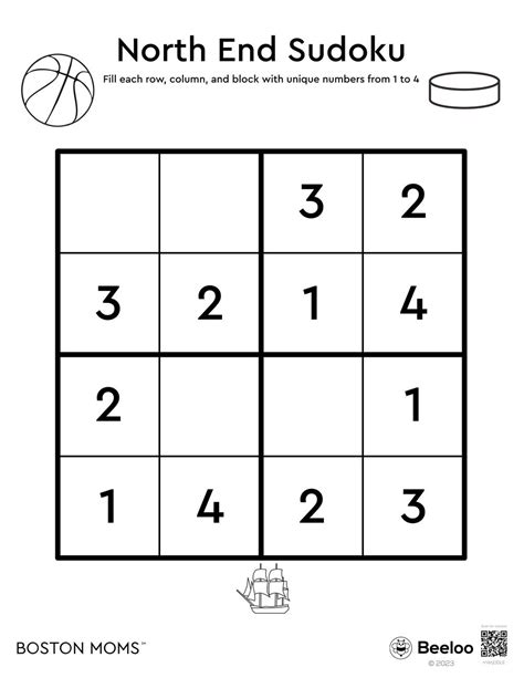 North End Sudoku • Beeloo Printable Crafts And Activities For Kids