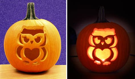 Owl Pumpkin Carving Halloween Pumpkin Carving Template Printable Owl