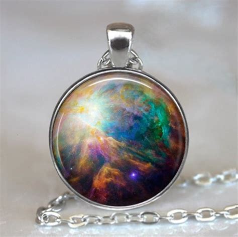 Orion Nebula Necklace Celestial Jewelry Nebula Jewelry Etsy
