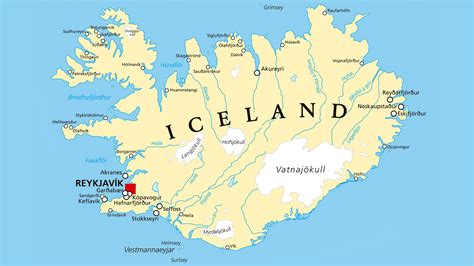 Iceland Political Map