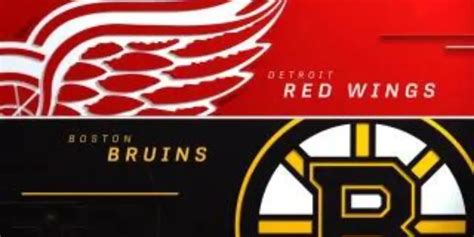 Gameday Preview Game 19 Detroit Red Wings Vs Boston Bruins