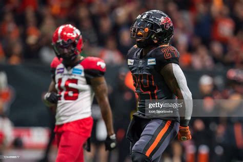 Bc Lions James Butler Reacts After A First Down As Calgary News
