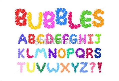 48 Alphabet Bubble Letters Free Alphabet Templates