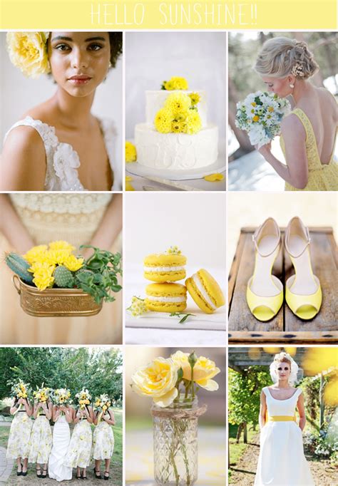 Hello Sunshine Yellow Wedding Inspiration