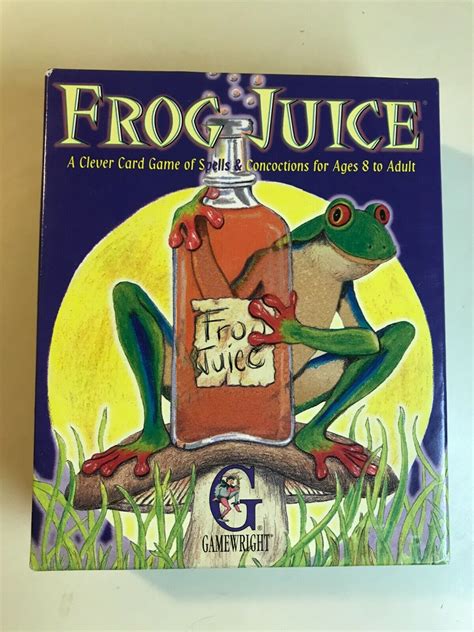 Frog Juice Gamewright Card Game 1997 Edition Complete With Instructions