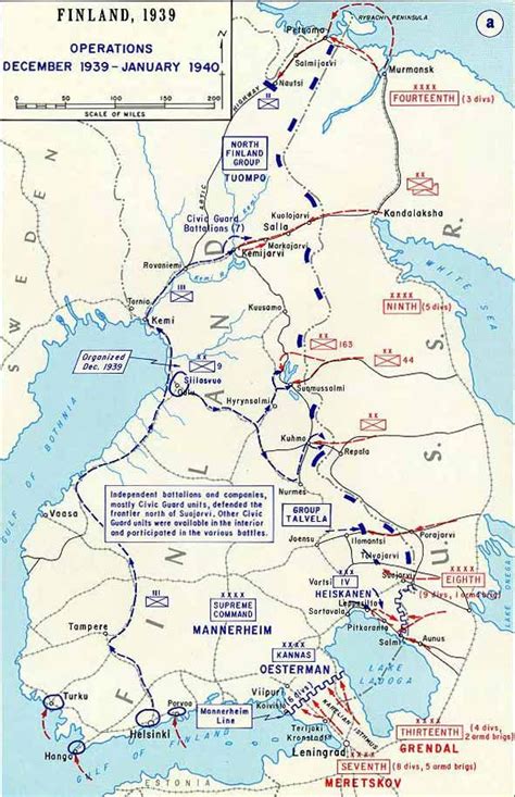 The Winter War 1939 40 Карта Война История