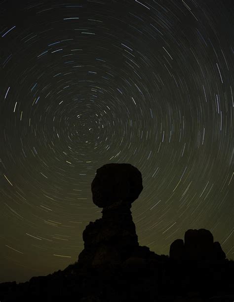 Night Sky Over Balanced Rock Photograph By Andrew Soundarajan