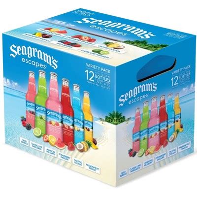 Seagram S Escapes Malt Beverage Variety Pack Pk Fl Oz Bottles Target