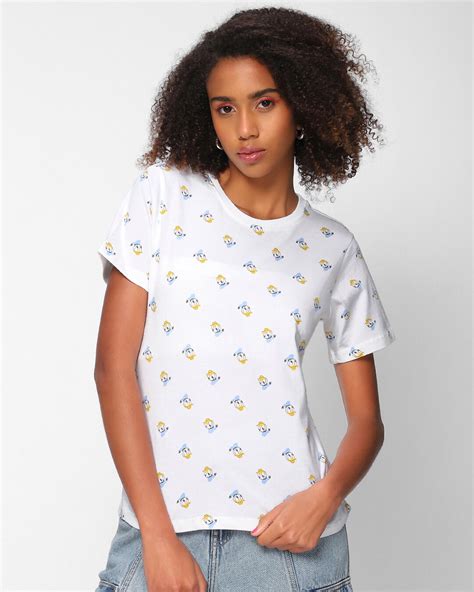 Buy Donald Duck Dl Half Sleeve Aop T Shirt Online At Bewakoof