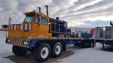 Used 1975 Ideco 4 Axle Carrier Style Oilfield Pump Kill Truck For