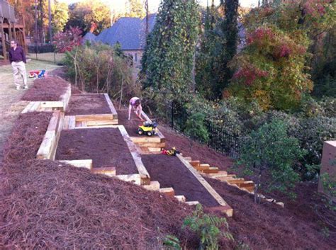 Im weinbau sind häufig künstliche terrassen auf geeigneten, sonnenbeschienenen hängen angelegt. Garten am Hang anlegen und schöne Hangbeete bepflanzen ...