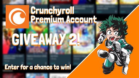 Crunchyroll Premium Account Giveaway 2 Read Pinned Comment Youtube