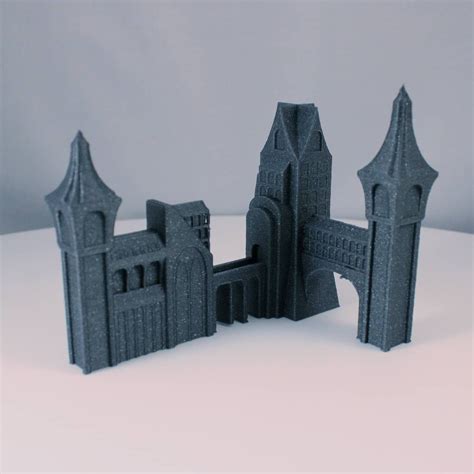 3d Printed Miniature Castle 🏰 ⠀⠀⠀⠀⠀⠀⠀⠀⠀⠀ 💡 3d Model By