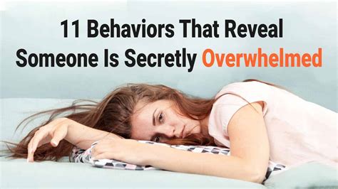 11 Behaviors That Reveal Someone Is Secretly Overwhelmed