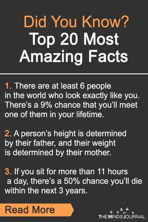 did you know facts 5 the amazing facts you should know fact riset