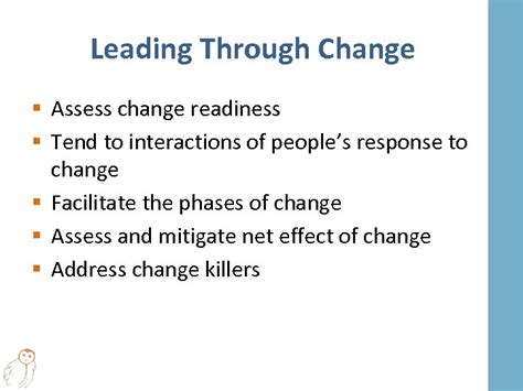 Leading Through Change Britt Andreatta Ph D