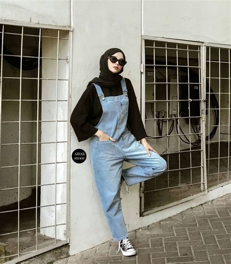 15 style ootd hijab simple untuk hangout yang elegan