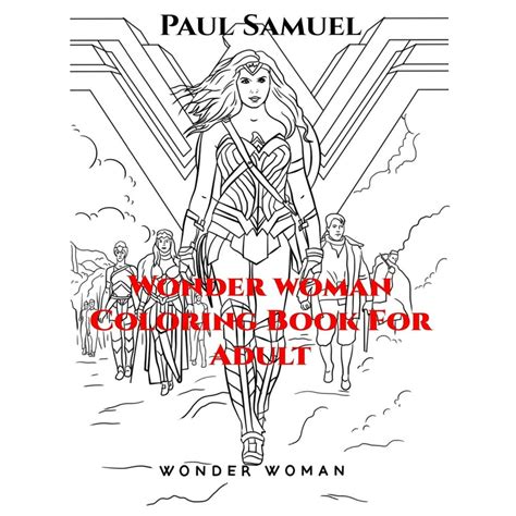 Wonder Woman Coloring Book For Adult Wonder Woman Coloring Book