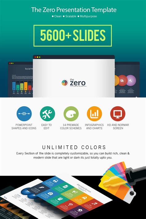 Business Infographic Presentation Powerpoint Template 66111